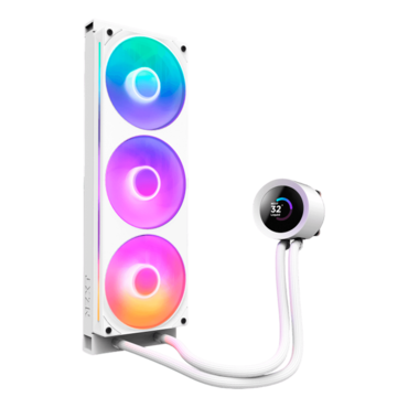 Kraken Plus 360 RGB, White, 360mm Radiator, Liquid Cooling System