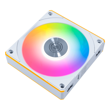 UNI FAN CL Wireless Reverse Blade 120mm, White, ARGB LEDs, 2100 RPM, 72.73 CFM, 30.8 dBA, Cooling Fan