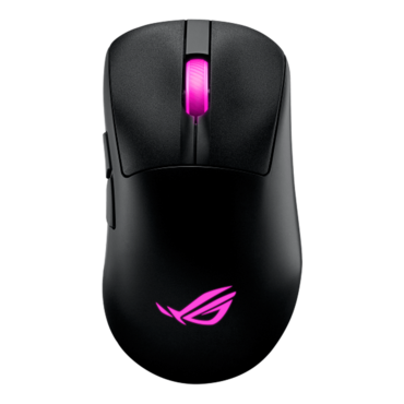 ROG Keris II Origin, 3 RGB Zones, 42000-dpi, Wired/Bluetooth/Wireless, Black, Optical Gaming Mouse