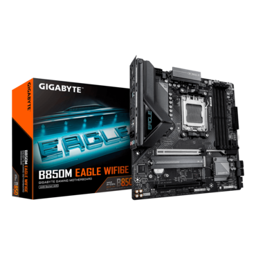 B850M EAGLE WIFI6E, AMD B850 Chipset, AM5, microATX Motherboard
