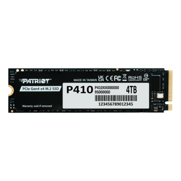 4TB P410, 5000 / 4500 MB/s, 3D NAND, PCIe NVMe 4.0 x4, M.2 2280 SSD