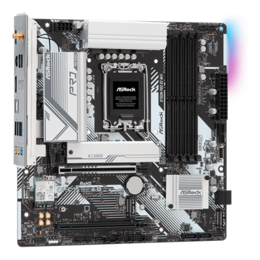 B760M Pro RS WiFi, Intel® B760 Chipset, LGA 1700, microATX Motherboard