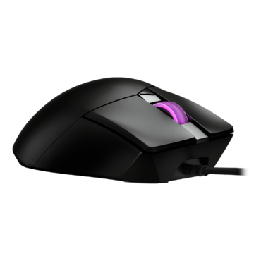 ROG Gladius III Core, 2 RGB Zones, 12000-dpi, Wired, Black, Optical Gaming Mouse