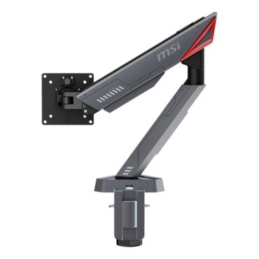 MPG MT161R, 17" - 45" Screens, Matte Black/Painted Grey, RGB Single Monitor Arm
