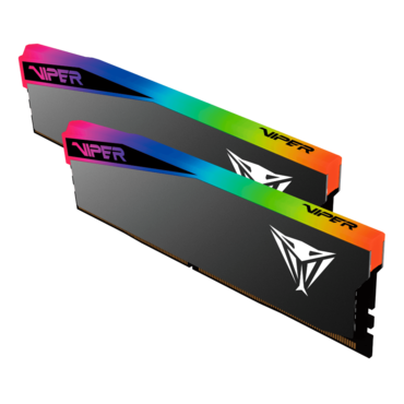 64GB (2 x 32GB) Viper Elite 5 Ultra RGB DDR5 6400MT/s, CL32, Black, RGB LED, DIMM Memory