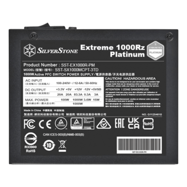 Extreme 1000Rz, 80 PLUS Platinum 1000W, Fully Modular, SFX Power Supply