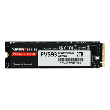 2TB VIPER PV593, 14000 / 13000 MB/s, 3D TLC NAND, PCIe NVMe 5.0 x4, M.2 2280 SSD