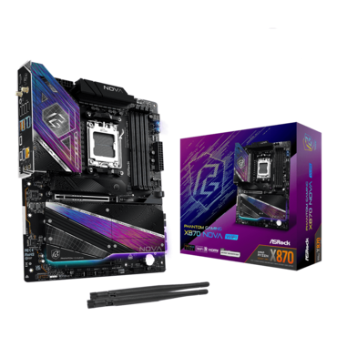 X870 Nova WiFi, AMD X870 Chipset, AM5, ATX Motherboard