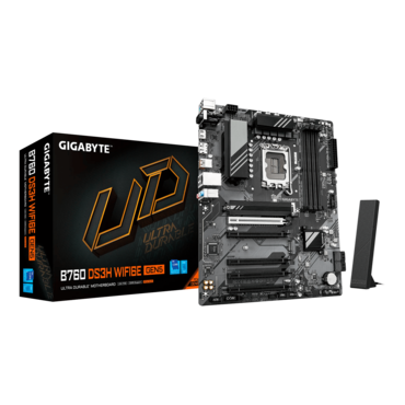 B760 DS3H WIFI6E GEN5, Intel® B760 Chipset, LGA 1700, ATX Motherboard