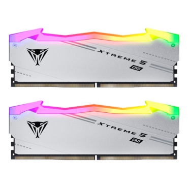 48GB (2 x 24GB) Viper Xtreme 5 RGB CKD DDR5 8600MT/s, CL40, Silver, RGB LED, DIMM Memory