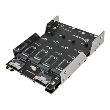 SDP13B, 3.5&quot; Bay to PCIe NVMe M.2 SSD x4 Adapter