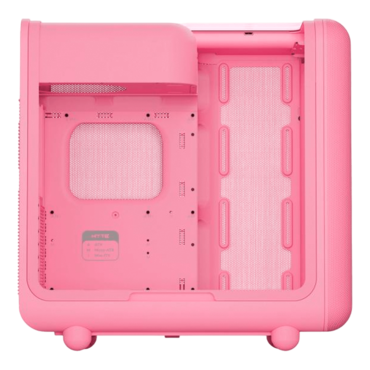 X50, Tempered Glass, No PSU, E-ATX, Strawberry Milk, Mid Tower Case