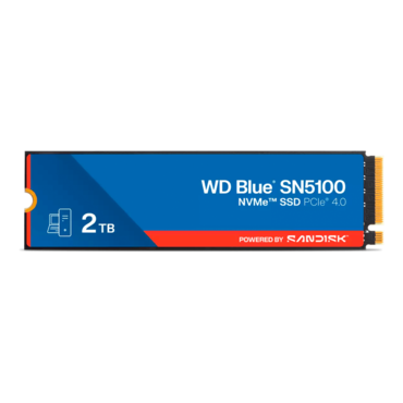 2TB WD Blue SN5100, 7100 / 6700 MB/s, 3D CBA NAND, PCIe NVMe 4.0 x4, M.2 2280 SSD