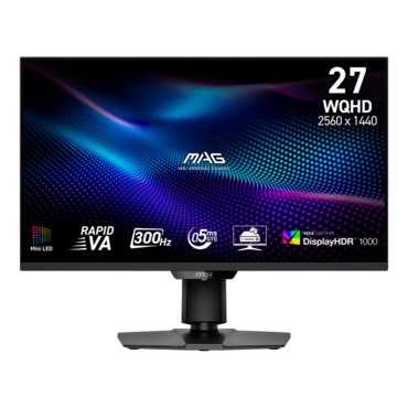 MAG 274QPF X30MV, DisplayHDR™ 1000, 27&quot; Rapid VA, 2560 x 1440 (QHD), 0.5 ms, 300Hz, Gaming Monitor
