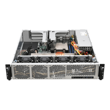 2U1G-B650/EVAC, 2U, AMD B650E, 2x M.2 NVMe, 4x DDR5, 2x 1GbLAN, 1200W Rdt PSU