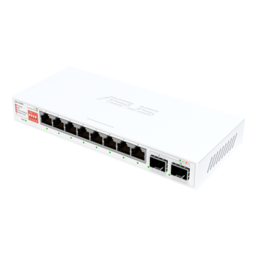 QG-U1080, 2 Port 10G SFP+, 8 Ports 2.5G Unmanaged Switch - TAA Compliant