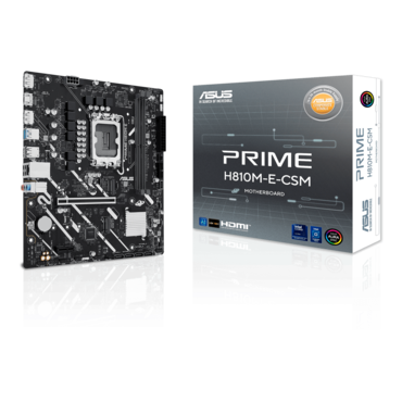 PRIME H810M-E-CSM, Intel® H810 Chipset, LGA 1851, microATX Motherboard
