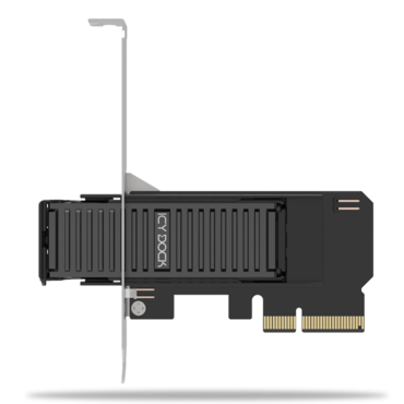 ExpressSlot Core MB305M4P-B, M.2 NVMe SSD to PCIe 4.0 x4 Mobile Rack Adapter Card for PCIe Expansion Slot