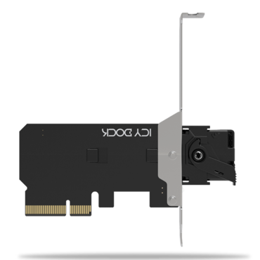 ExpressSlot Core MB305M4P-B, M.2 NVMe SSD to PCIe 4.0 x4 Mobile Rack Adapter Card for PCIe Expansion Slot