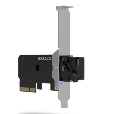 ExpressSlot Core MB305M4P-B, M.2 NVMe SSD to PCIe 4.0 x4 Mobile Rack Adapter Card for PCIe Expansion Slot