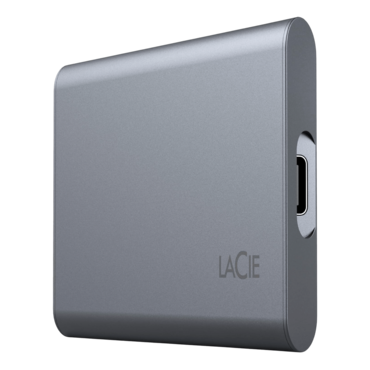 2TB LaCie Mobile SSD Secure, 1050 / 1000 MB/s, USB-C, Space Gray, Rugged External SSD