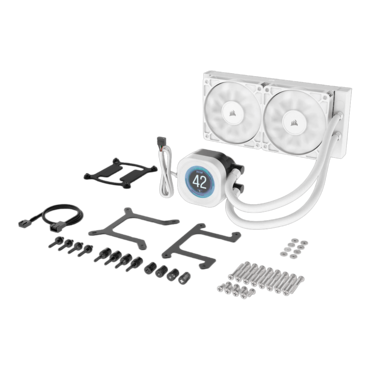 NAUTILUS 240 RS LCD, White, 240mm Radiator, Liquid Cooling System