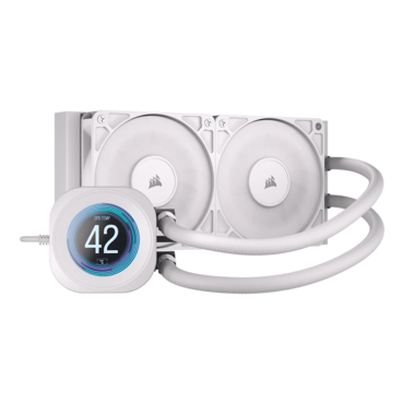 NAUTILUS 240 RS LCD, White, 240mm Radiator, Liquid Cooling System