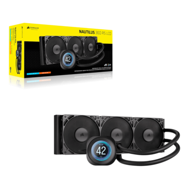 NAUTILUS 360 RS LCD, 360mm Radiator, Liquid Cooling System