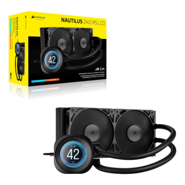 NAUTILUS 240 RS LCD, 240mm Radiator, Liquid Cooling System