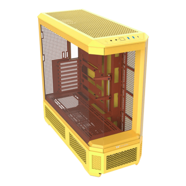 View 600 TG, Tempered Glass, No PSU, E-ATX, Butter Caramel, Full Tower Case
