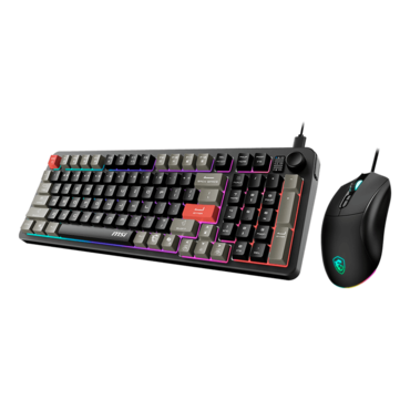 FORGE GK110 COMBO, RGB, Wired, Black, Membrane Gaming Keyboard & Mouse