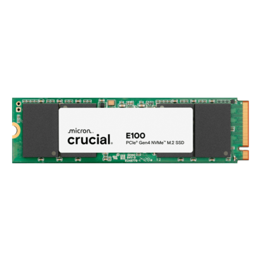 2TB E100, 5000 / 4500 MB/s, 3D TLC NAND, PCIe NVMe 4.0 x4, M.2 2280 SSD