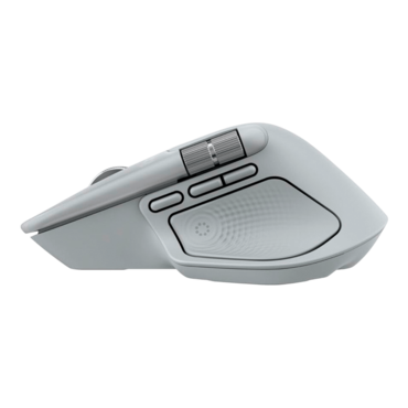 MX Master 4, 8000-dpi, Bluetooth/Wireless, Pale Gray, Optical Ergonomic Mouse