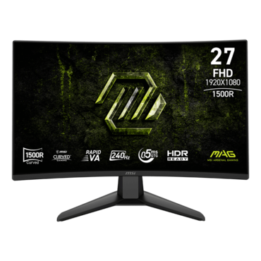 MAG 274CF X24, Curved, 27&quot; Rapid VA, 1920 x 1080 (FHD), 0.5 ms, 240Hz, FreeSync™ Premium Gaming Monitor