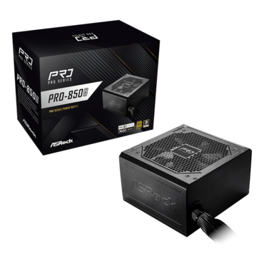 PRO-850G, 80 PLUS Gold 850W, No Modular, ATX Power Supply