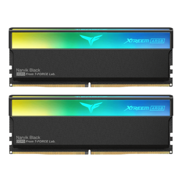 48GB (2 x 24GB) T-FORCE XTREEM ARGB DDR5 8000MHz, CL38, Black, RGB LED, DIMM Memory