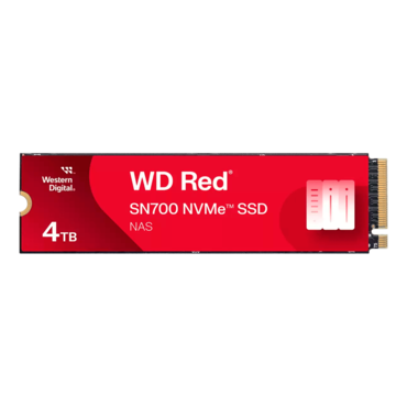 4TB WD Red SN700, 3400 / 3100 MB/s, TLC NAND, PCIe NVMe 3.0 x4, M.2 2280 SSD