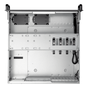 RM4A 4U Rackmount Chassis, 360mm AIO Support, 2x 3.5", 4x 2.5", Black