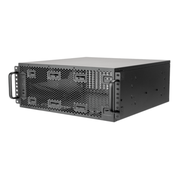 RM4A 4U Rackmount Chassis, 360mm AIO Support, 2x 3.5", 4x 2.5", Black