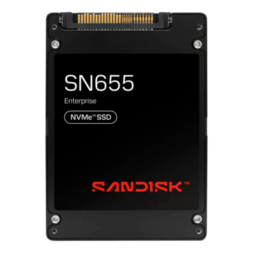 3.84TB SN655 15mm, 6800 / 2600 MB/s, 3D TLC NAND, PCIe NVMe 4.0 x4, SED, TCG Ruby, U.3 2.5&quot; SSD