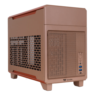 TR100, No PSU, Mini-ITX, Gravel Sand, Mini Tower Case