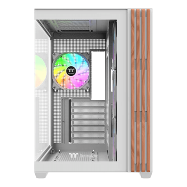 View 380 WS ARGB Snow, Tempered Glass, No PSU, ATX, White, Mid Tower Case