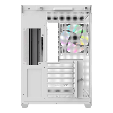 View 380 WS ARGB Snow, Tempered Glass, No PSU, ATX, White, Mid Tower Case
