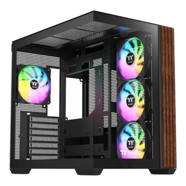 View 380 WS ARGB, Tempered Glass, No PSU, ATX, Black, Mid Tower Case