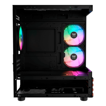 View 170 WS ARGB, Tempered Glass, No PSU, microATX, Black, Mini Tower Case