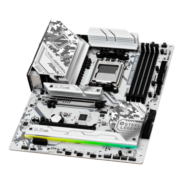 B650 Steel Legend WiFi, AMD B650 Chipset, AM5, ATX Motherboard