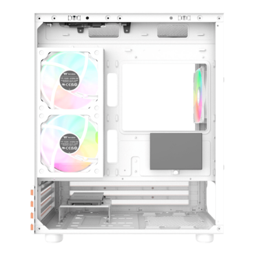 View 170 WS ARGB, Tempered Glass, No PSU, microATX, Snow, Mini Tower Case