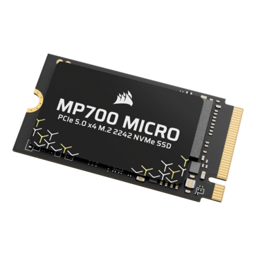 4TB MP700 MICRO, 10000 / 8500 MB/s, 3D TLC NAND, PCIe NVMe 5.0 x4, M.2 2242 SSD