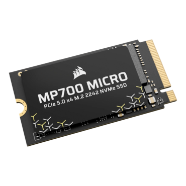 4TB MP700 MICRO, 10000 / 8500 MB/s, 3D TLC NAND, PCIe NVMe 5.0 x4, M.2 2242 SSD
