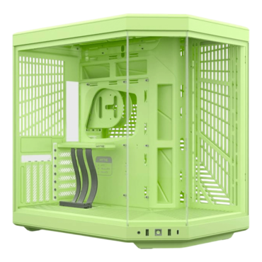 Y70, Tempered Glass, No PSU, E-ATX, Matcha, Mid Tower Case